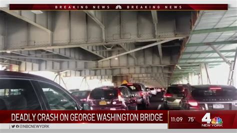 accident on gwb today|George Washington Bridge news